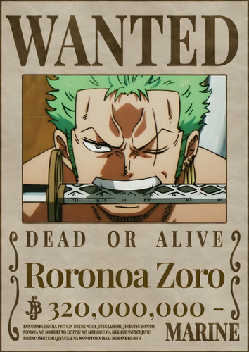 پوستر طرح وانتد زورو