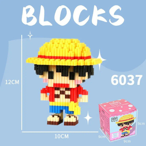 mini Building Blocks Toys One Piece Monkey D. Luffy